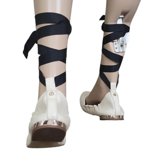 SAM EDELMAN Fallon Wraparound Ballet Flats Sz 10 - Picture 5 of 6